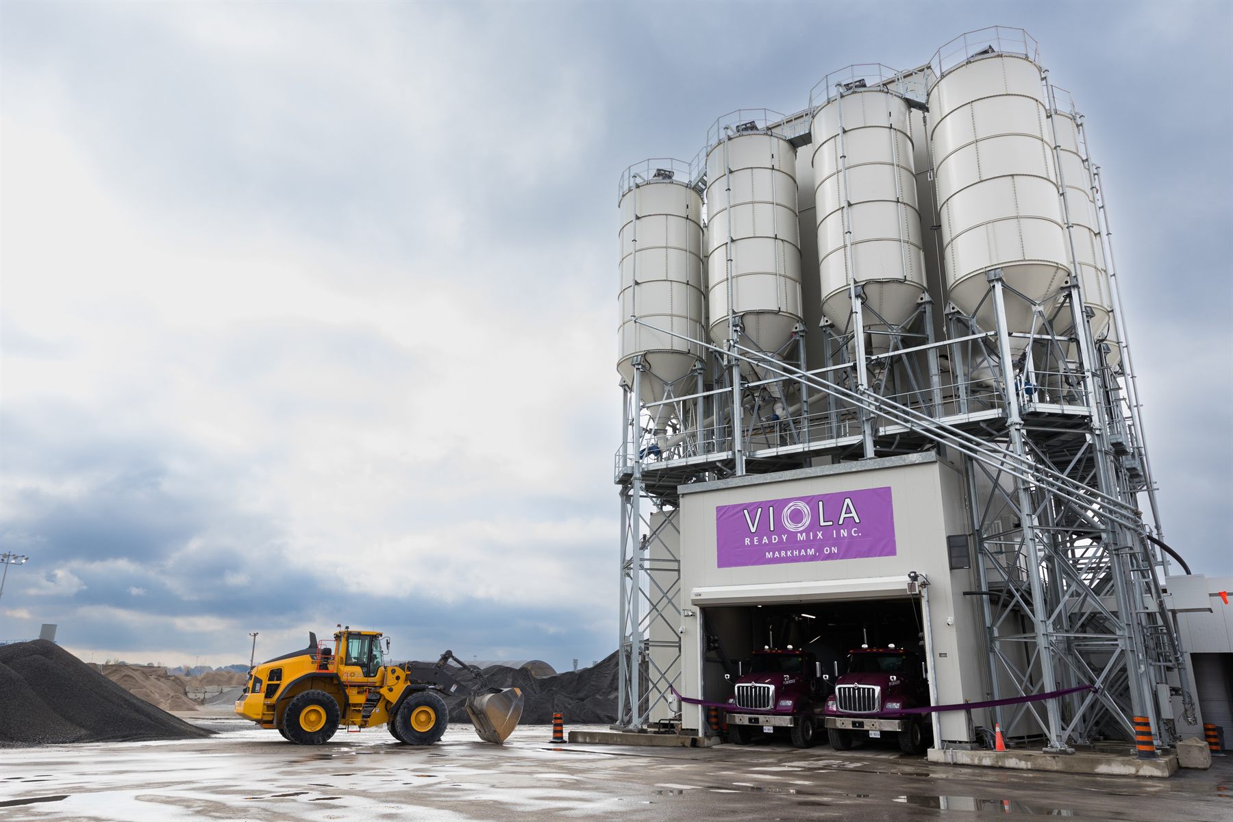 Viola Ready Mix batching plant in Markham
